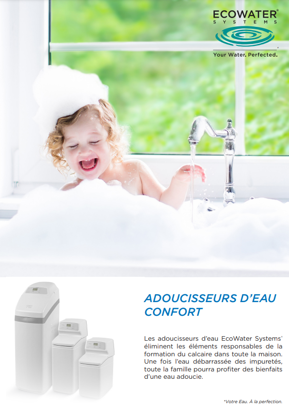 Adoucisseurs d'eau gamme confort