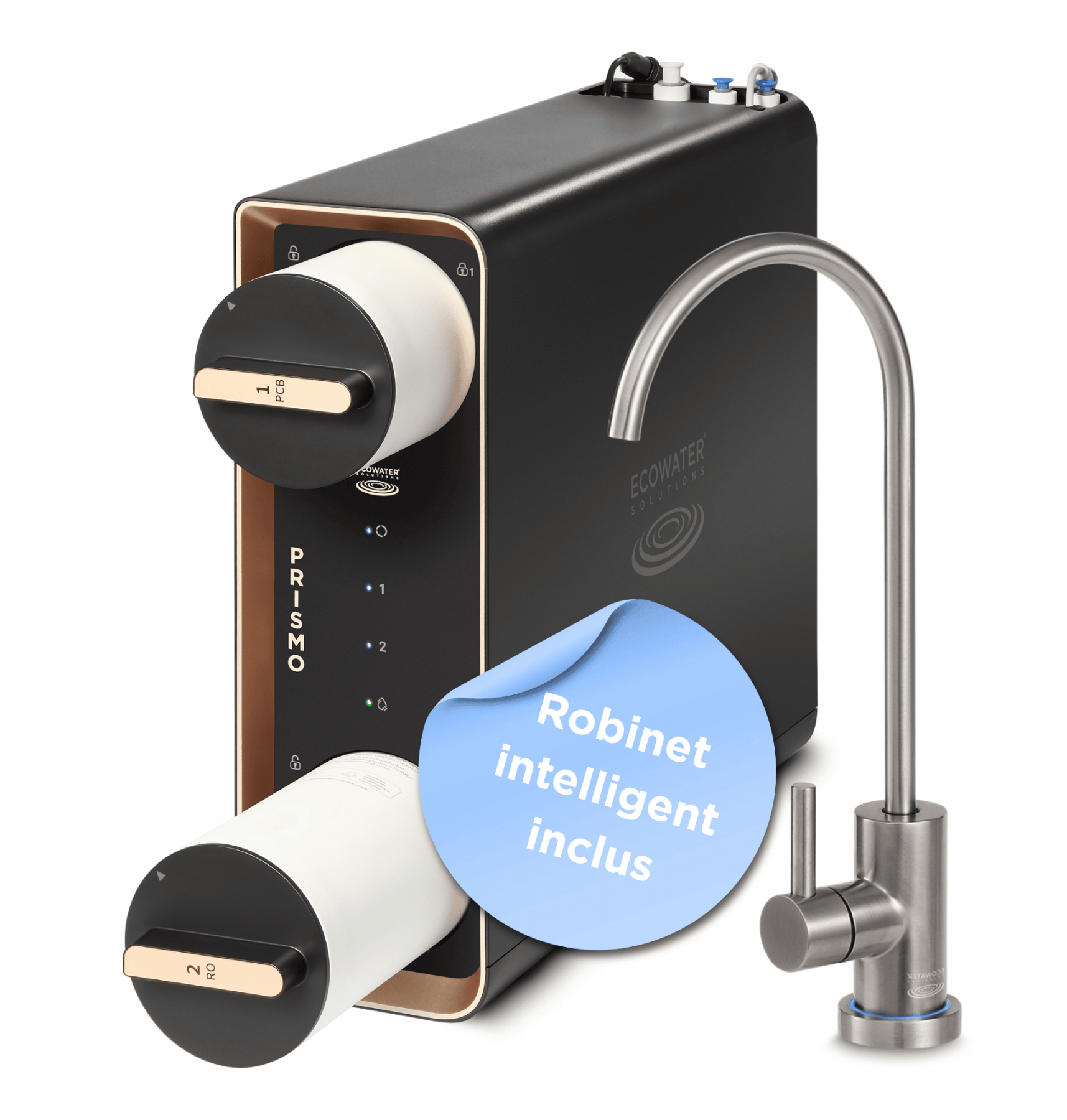 Prismo osmoseur d'eau avec robinet intelligent Prismo osmoseur d'eau avec robinet intelligent