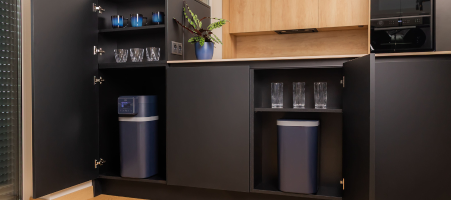 Adoucisseur d'eau sous évier