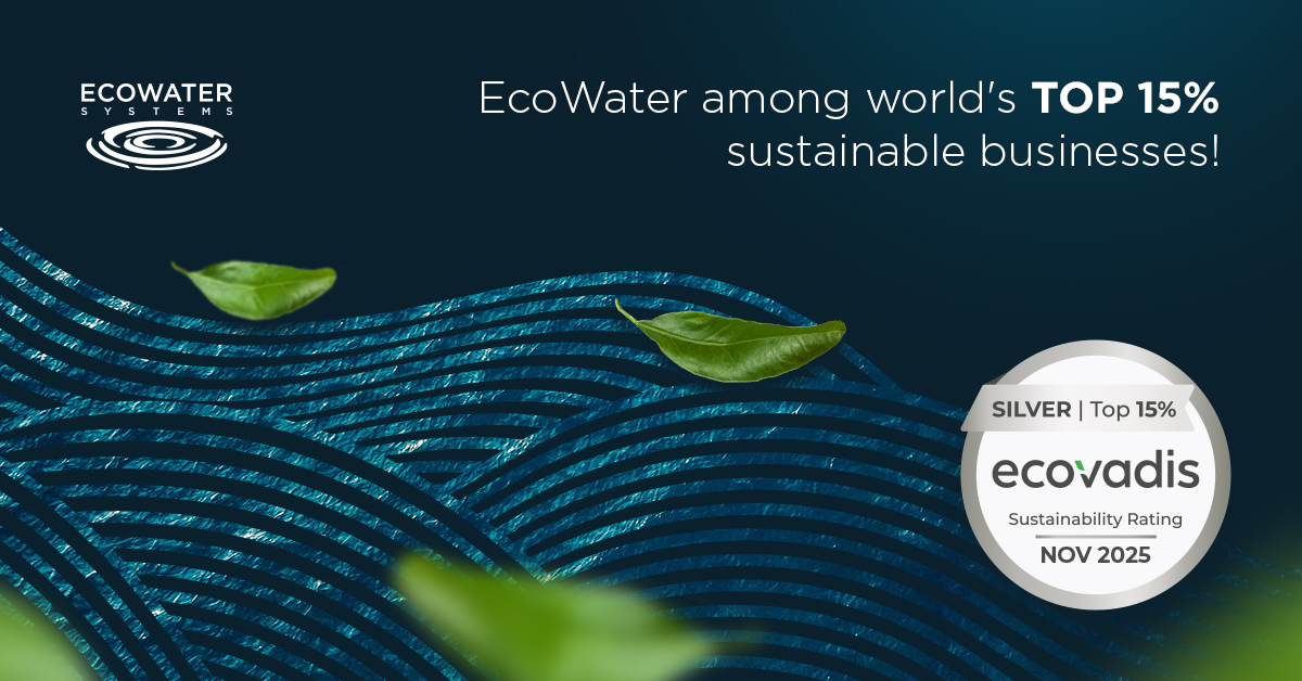 Ecovadis : EcoWater médaillé d'argent