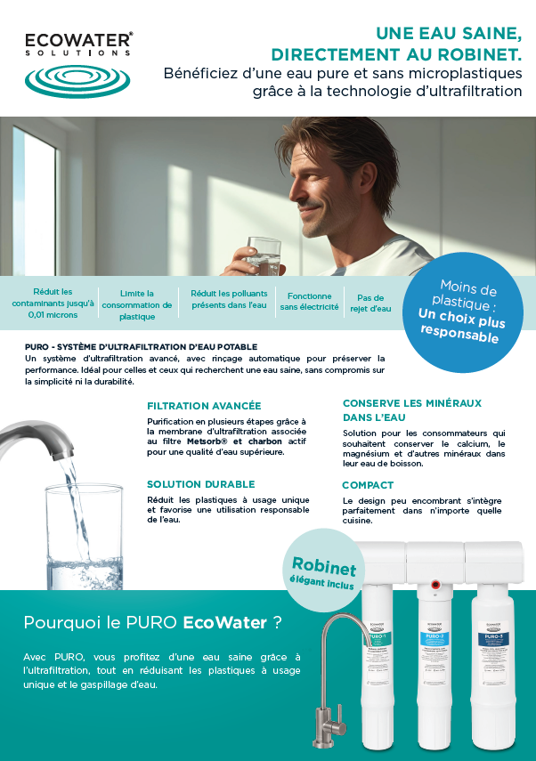 Système d'ultrafiltration d'eau PURO