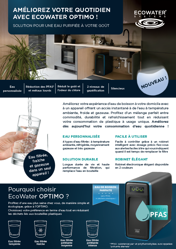 Optimo - Système de filtration d'eau